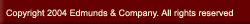Copyright 2004 Edmunds & Company