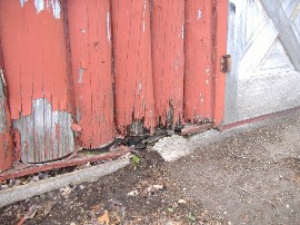 bottom rotted